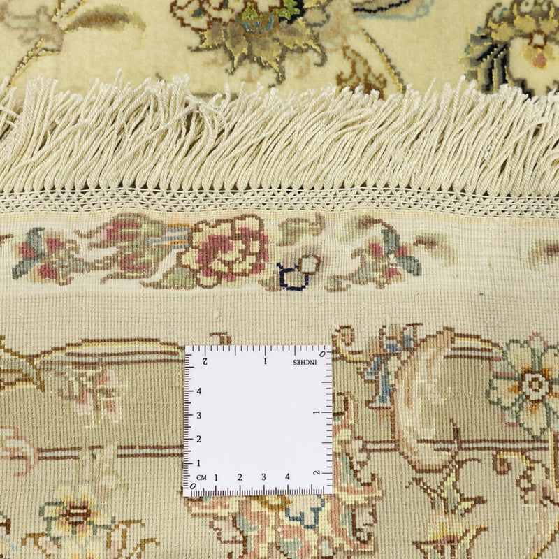 Tappeto Persero - Tabriz - Premio - Ordito di seta - 206 x 145 cm - beige