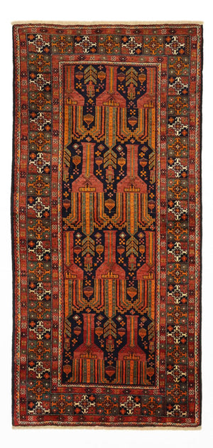 Tappeto corsia Tappeto Belutsch - 237 x 113 cm - terracotta