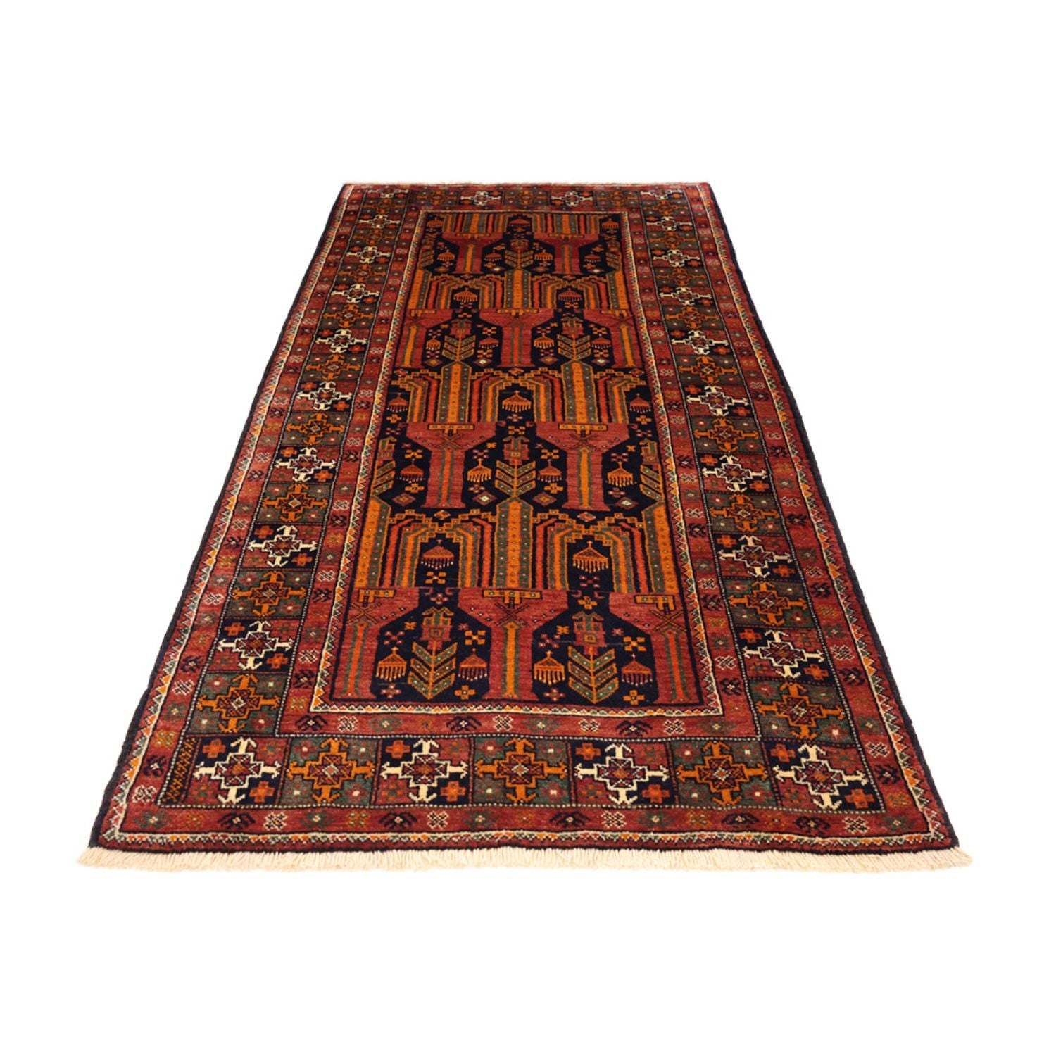 Tappeto corsia Tappeto Belutsch - 237 x 113 cm - terracotta