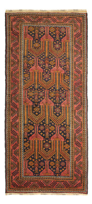 Tappeto corsia Tappeto Belutsch - 249 x 113 cm - blu scuro