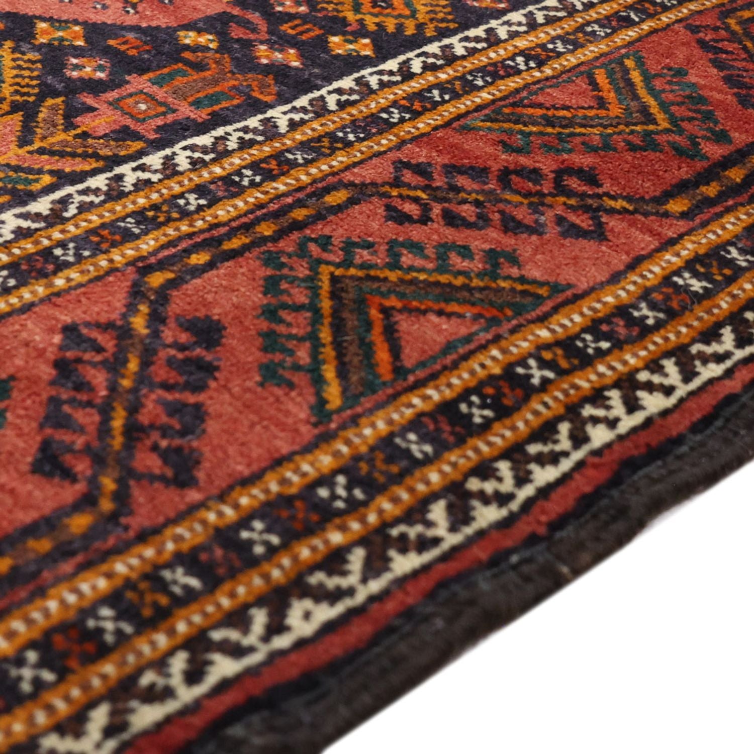 Tappeto corsia Tappeto Belutsch - 249 x 113 cm - blu scuro