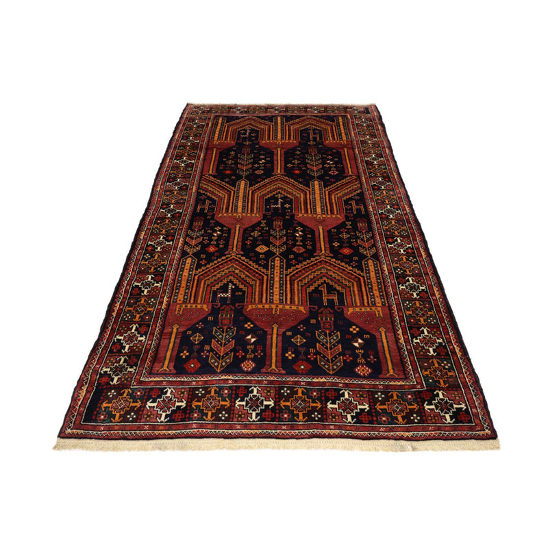 Tappeto corsia Tappeto Belutsch - 251 x 128 cm - rosso scuro