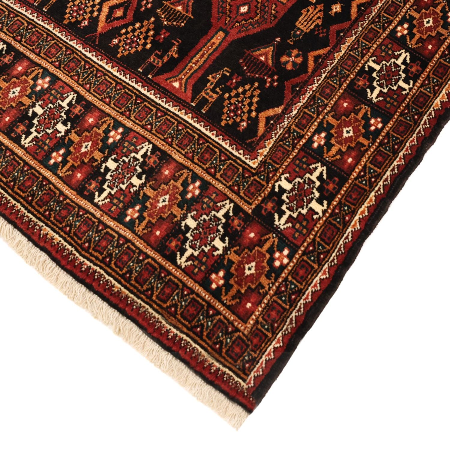 Tappeto Belutsch - 219 x 119 cm - rosso scuro