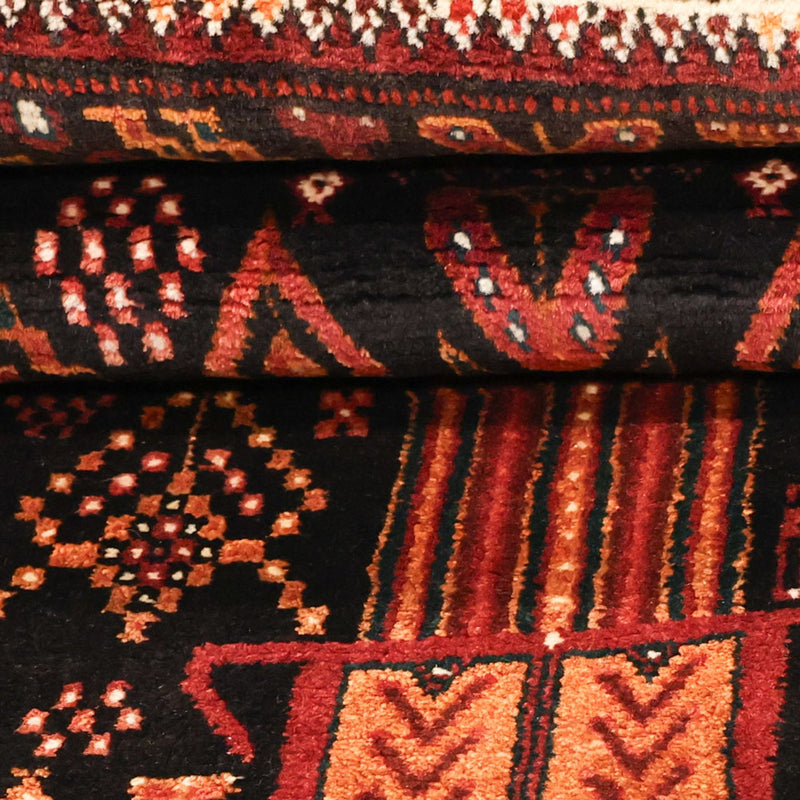 Tappeto Belutsch - 219 x 119 cm - rosso scuro