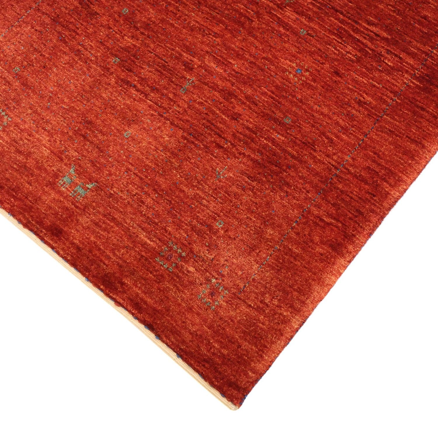 Tappeto Gabbeh - Kashkuli Persero - 127 x 78 cm - arancione