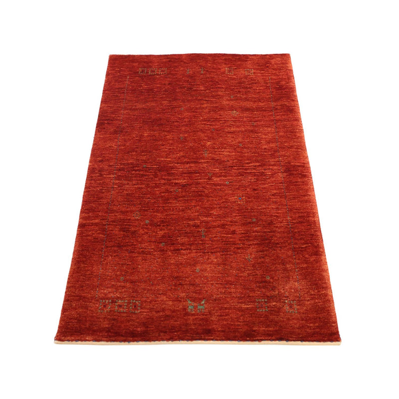 Tappeto Gabbeh - Kashkuli Persero - 127 x 78 cm - arancione