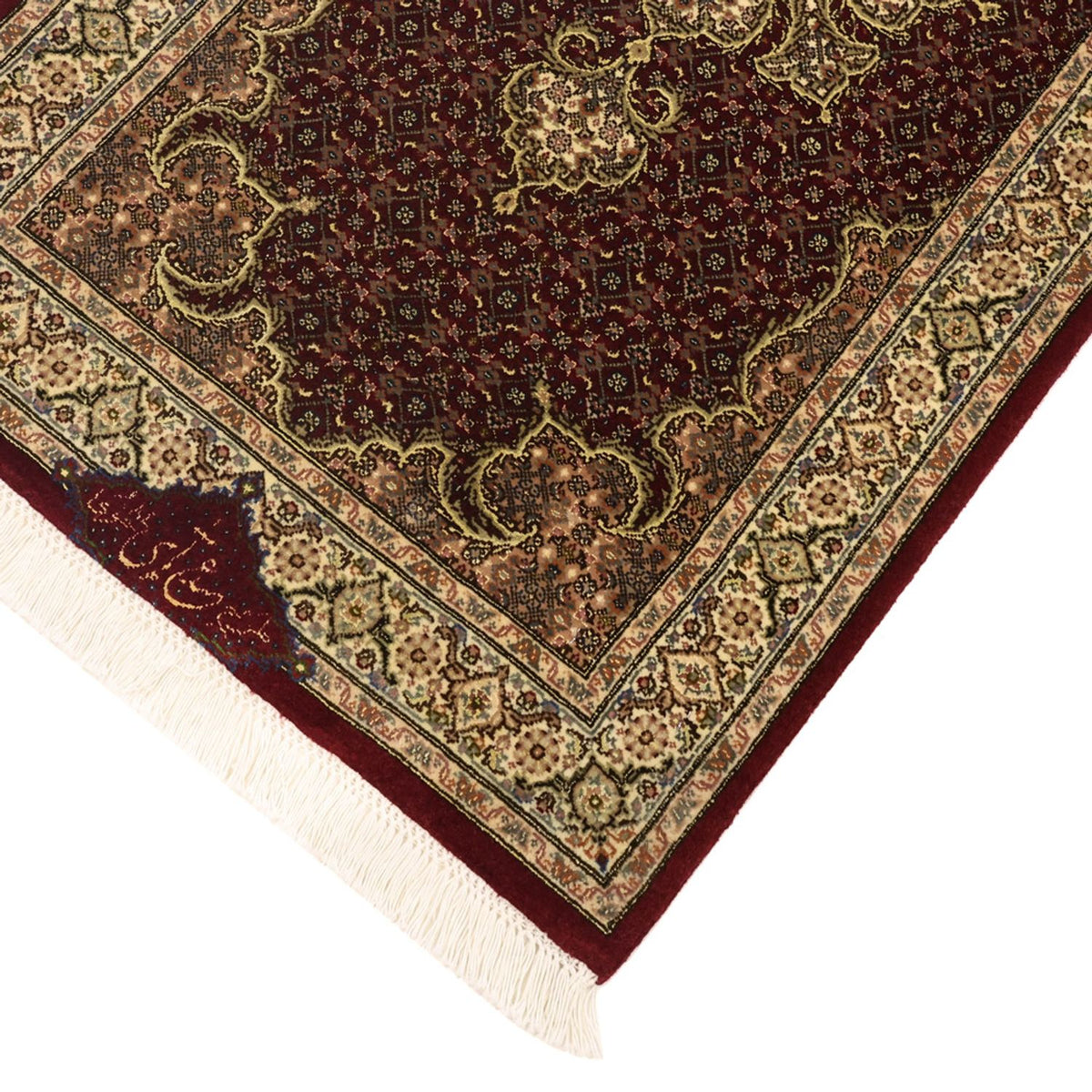 Tappeto Persero - Tabriz - Reale - Reale - 112 x 59 cm - beige scuro