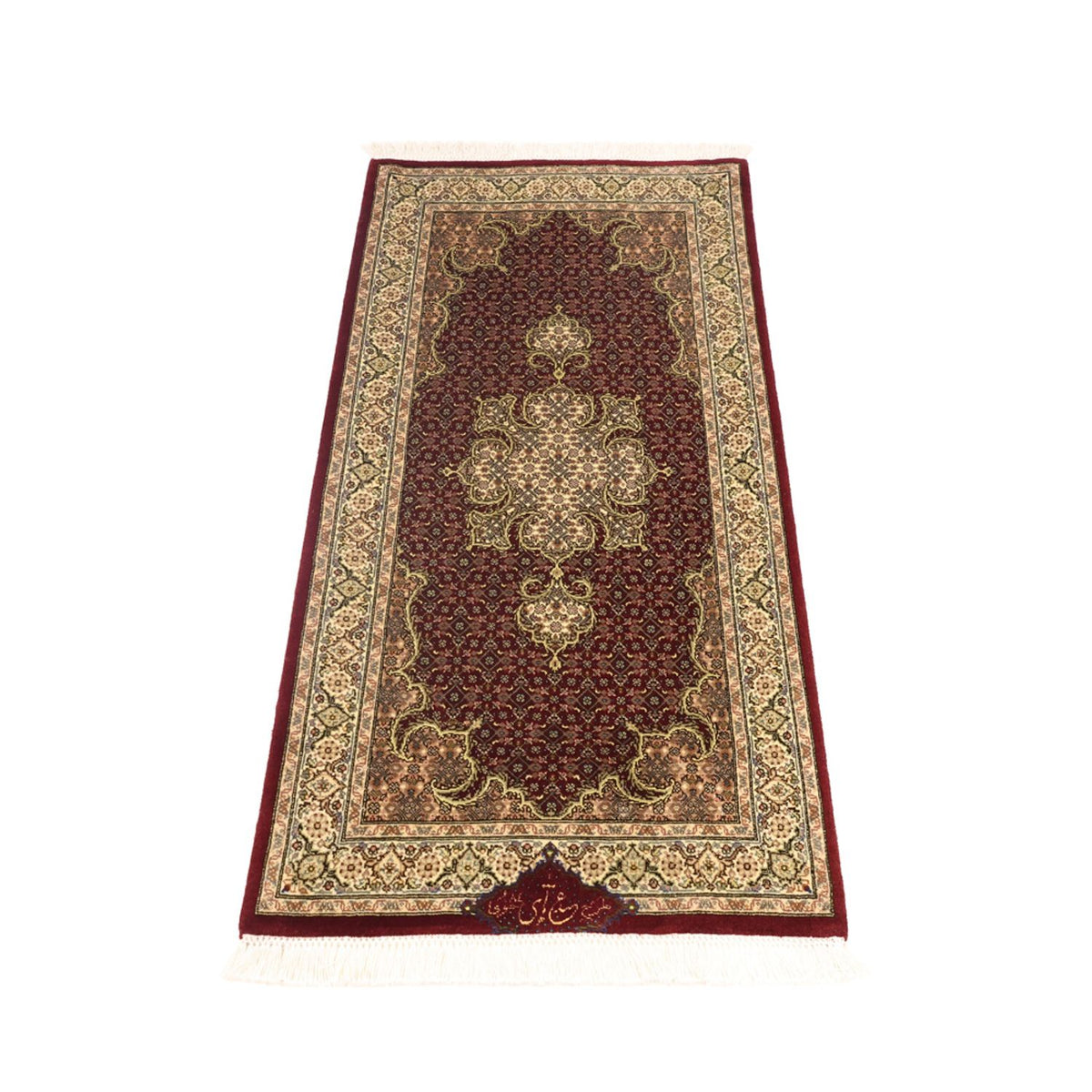 Tappeto Persero - Tabriz - Reale - Reale - 112 x 59 cm - beige scuro