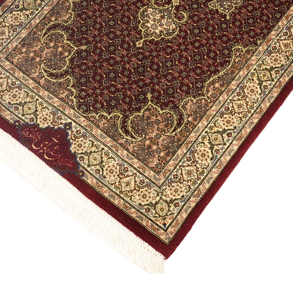 Tappeto Persero - Tabriz - Reale - Reale - 111 x 57 cm - beige scuro