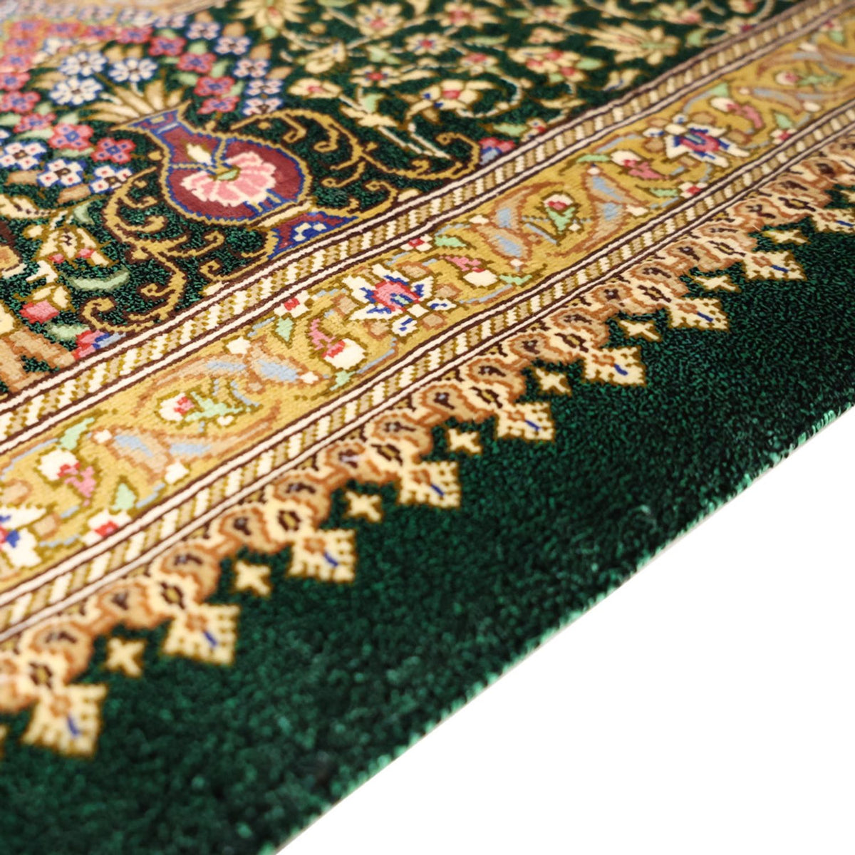 Tappeto Persero - Ghom - Reale - 156 x 99 cm - beige scuro