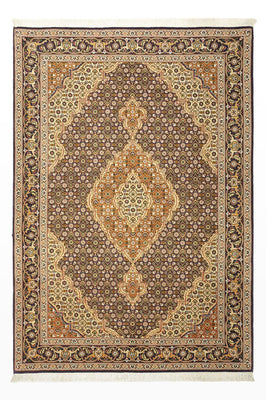 Tappeto Persero - Tabriz - Reale - 152 x 104 cm - beige scuro