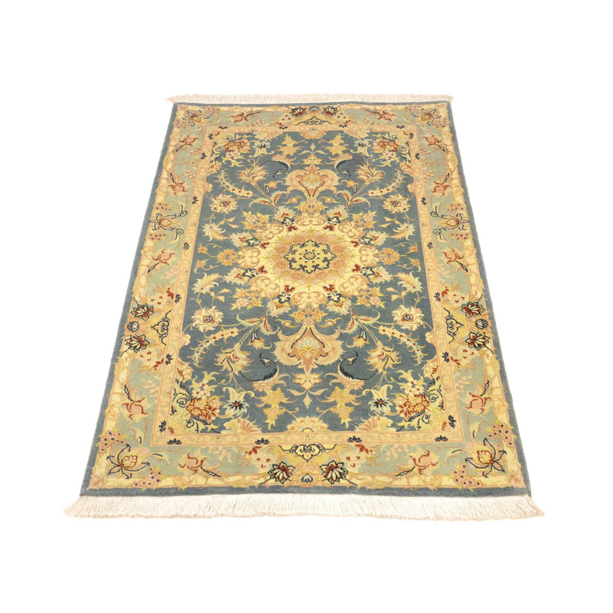 Tappeto Persero - Tabriz - Reale - 118 x 81 cm - blu chiaro