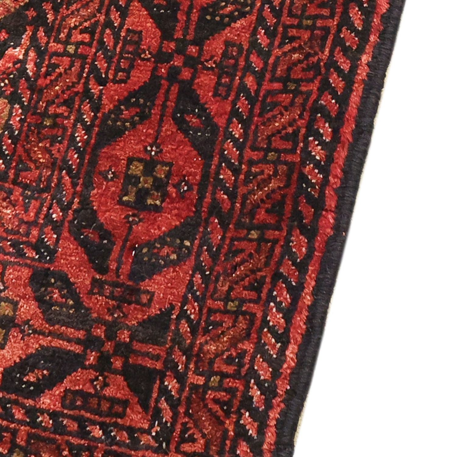 Tappeto corsia Tappeto Belutsch - 205 x 105 cm - rosso scuro