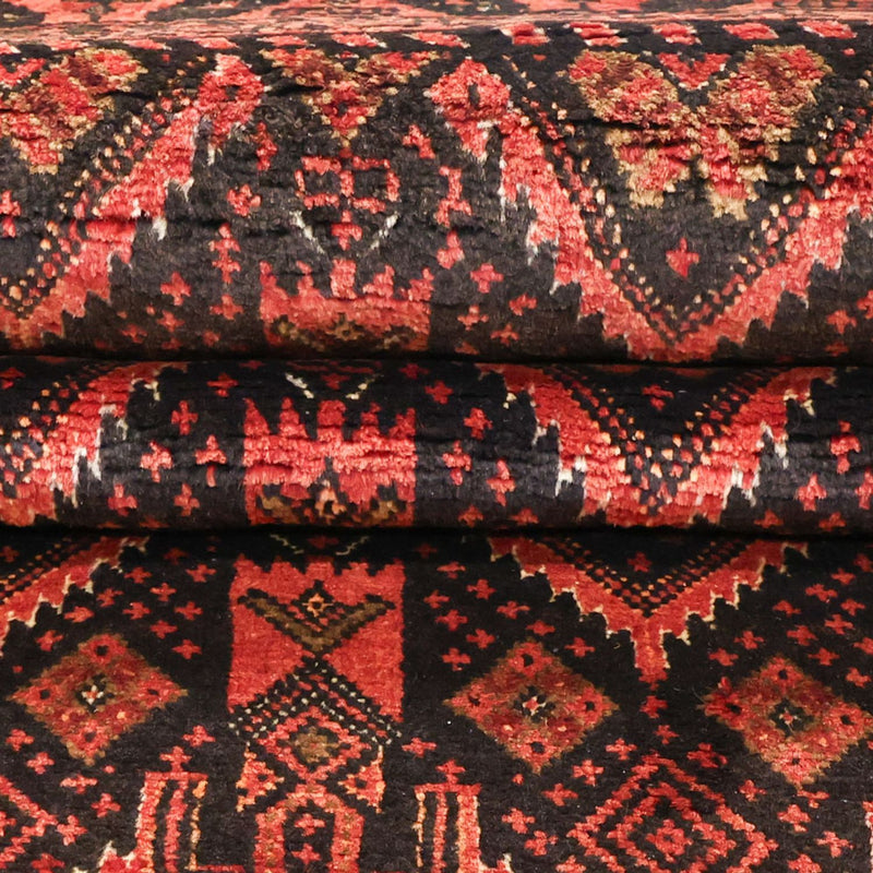 Tappeto corsia Tappeto Belutsch - 205 x 105 cm - rosso scuro