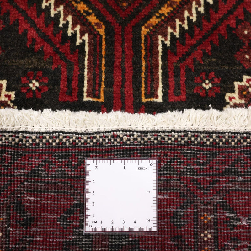 Tappeto corsia Tappeto Belutsch - 210 x 105 cm - rosso scuro