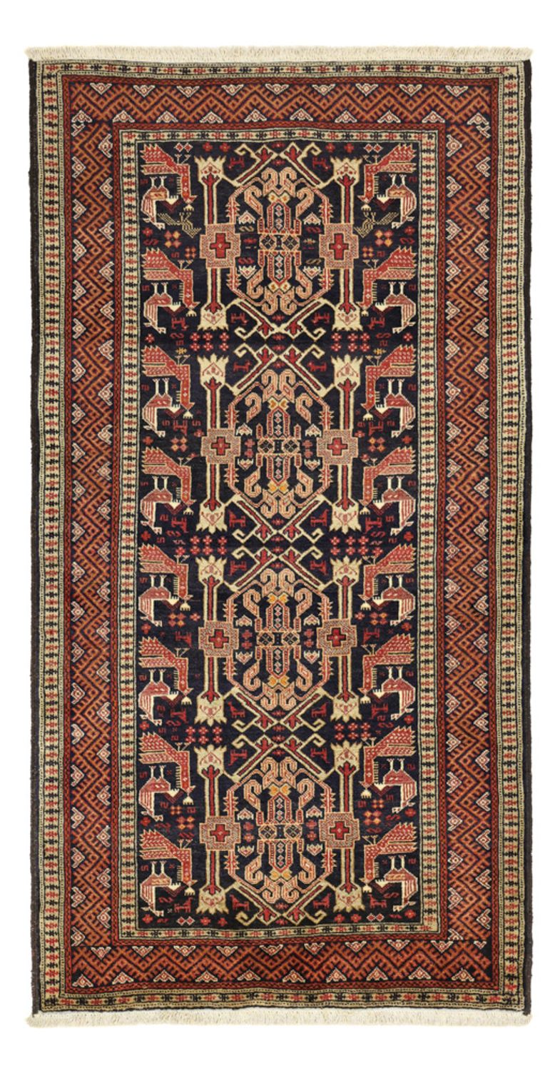 Tappeto corsia Tappeto Belutsch - 193 x 100 cm - terracotta