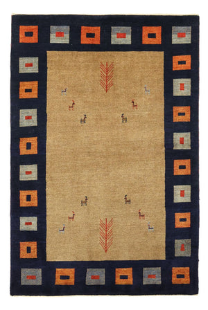 Tappeto Gabbeh - Loribaft Persero - 156 x 105 cm - multicolore