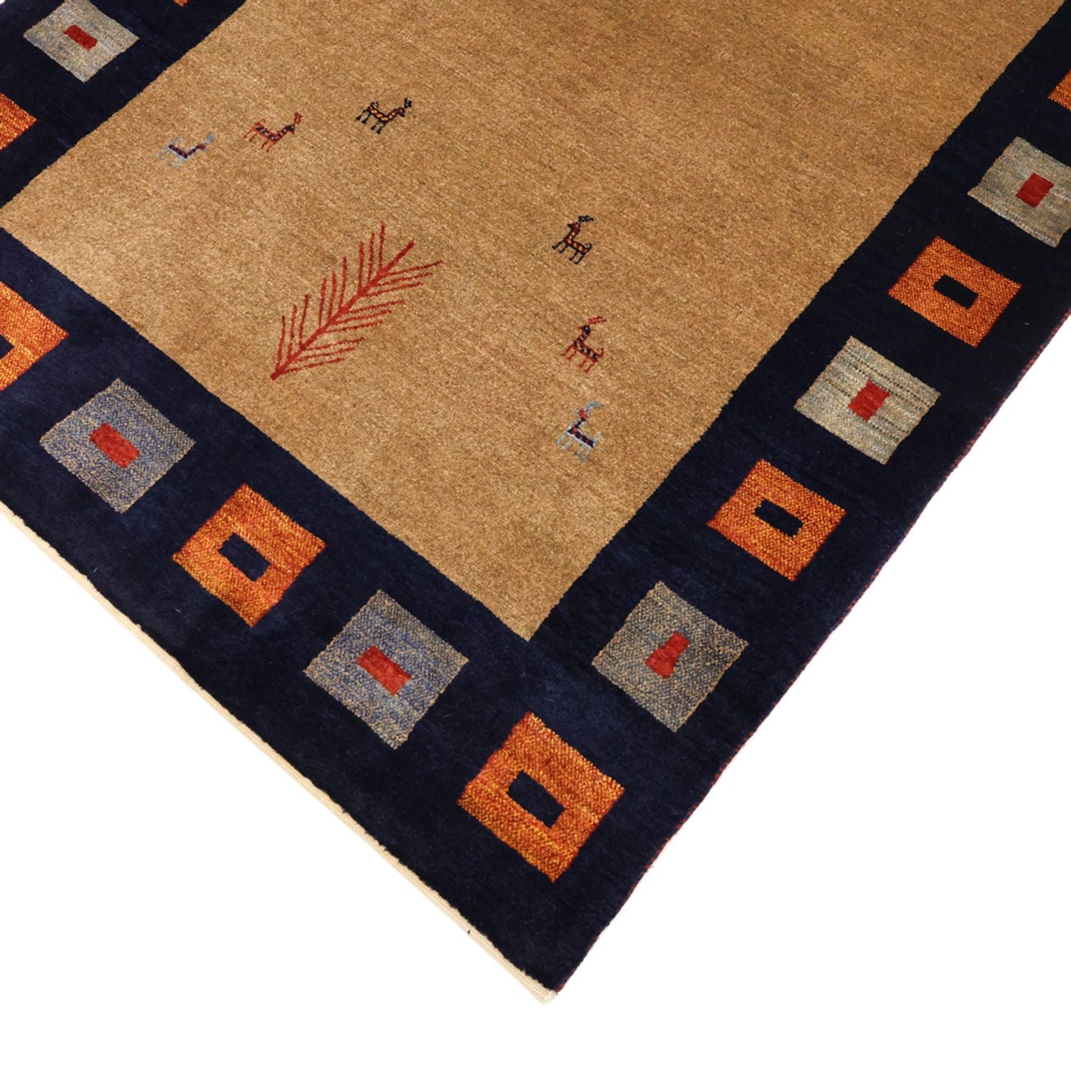 Tappeto Gabbeh - Loribaft Persero - 156 x 105 cm - multicolore