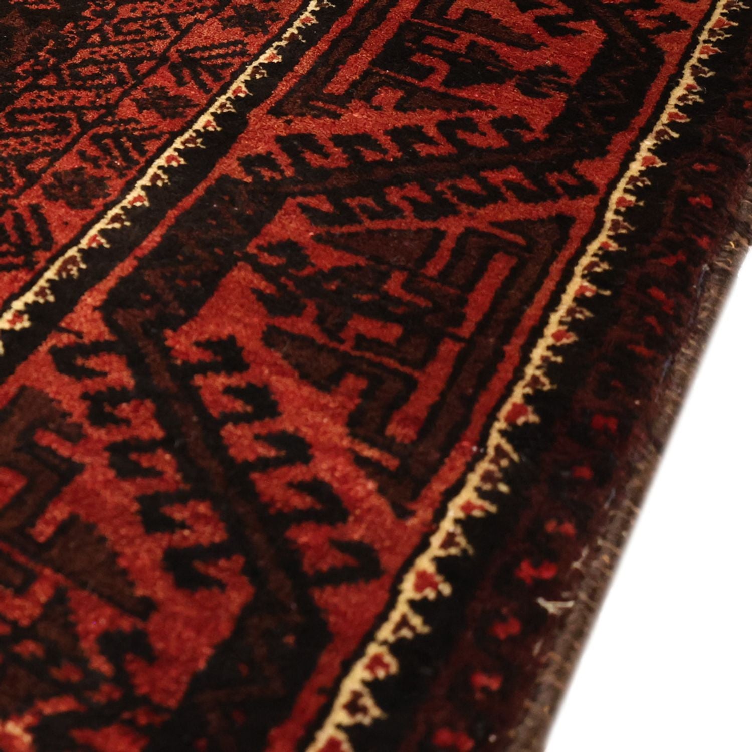 Tappeto Belutsch - 205 x 117 cm - rosso scuro
