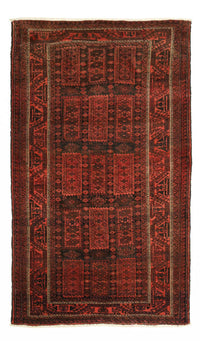 Tappeto Belutsch - 188 x 113 cm - rosso scuro