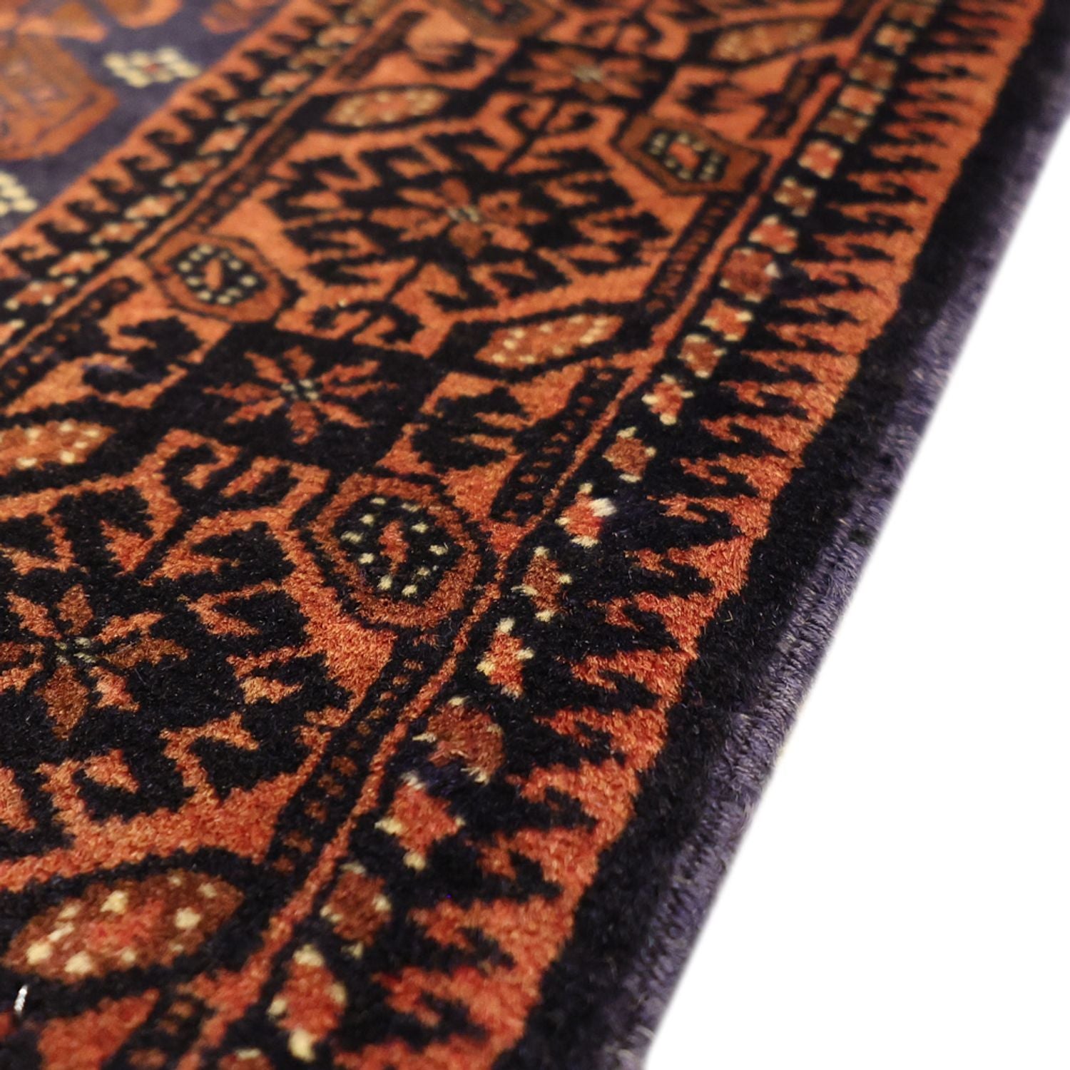 Tappeto corsia Tappeto Belutsch - 185 x 100 cm - blu scuro