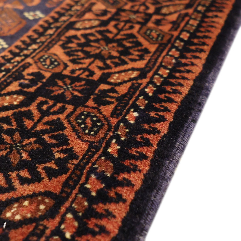 Tappeto corsia Tappeto Belutsch - 185 x 100 cm - blu scuro