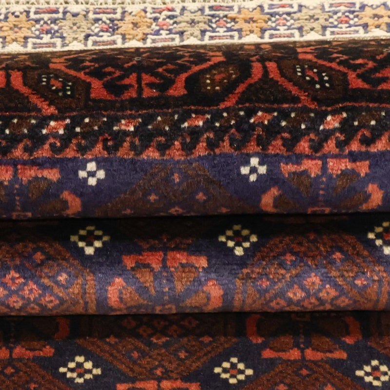 Tappeto corsia Tappeto Belutsch - 185 x 100 cm - blu scuro