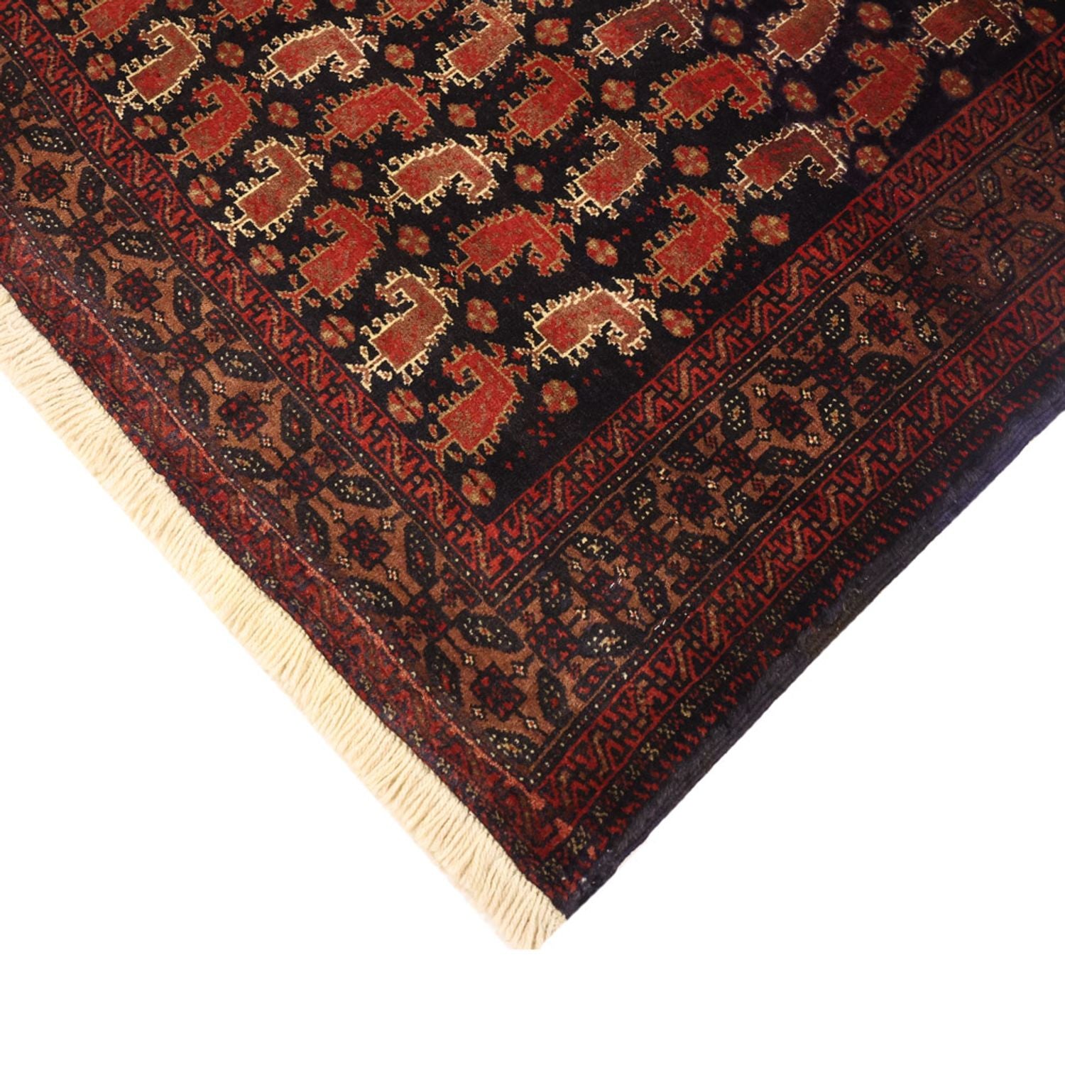 Tappeto corsia Tappeto Belutsch - 212 x 102 cm - beige scuro