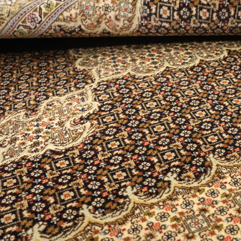 Tappeto Persero - Tabriz - Reale - 154 x 102 cm - beige scuro