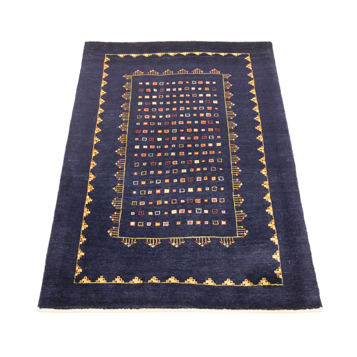 Tappeto Gabbeh - Kashkuli Persero - 119 x 81 cm - blu scuro