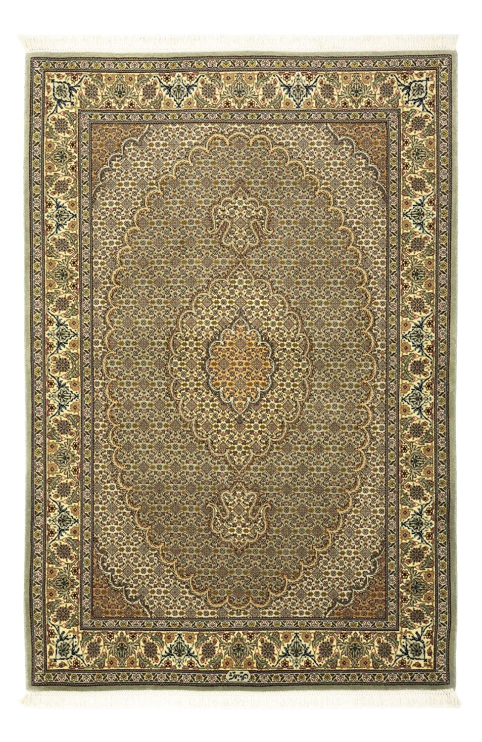 Tappeto Persero - Tabriz - Reale - 149 x 100 cm - verde oliva