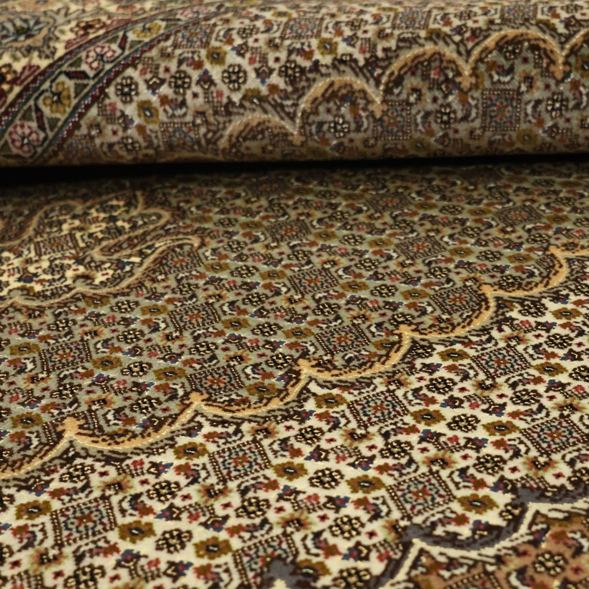 Tappeto Persero - Tabriz - Reale - 149 x 100 cm - verde oliva