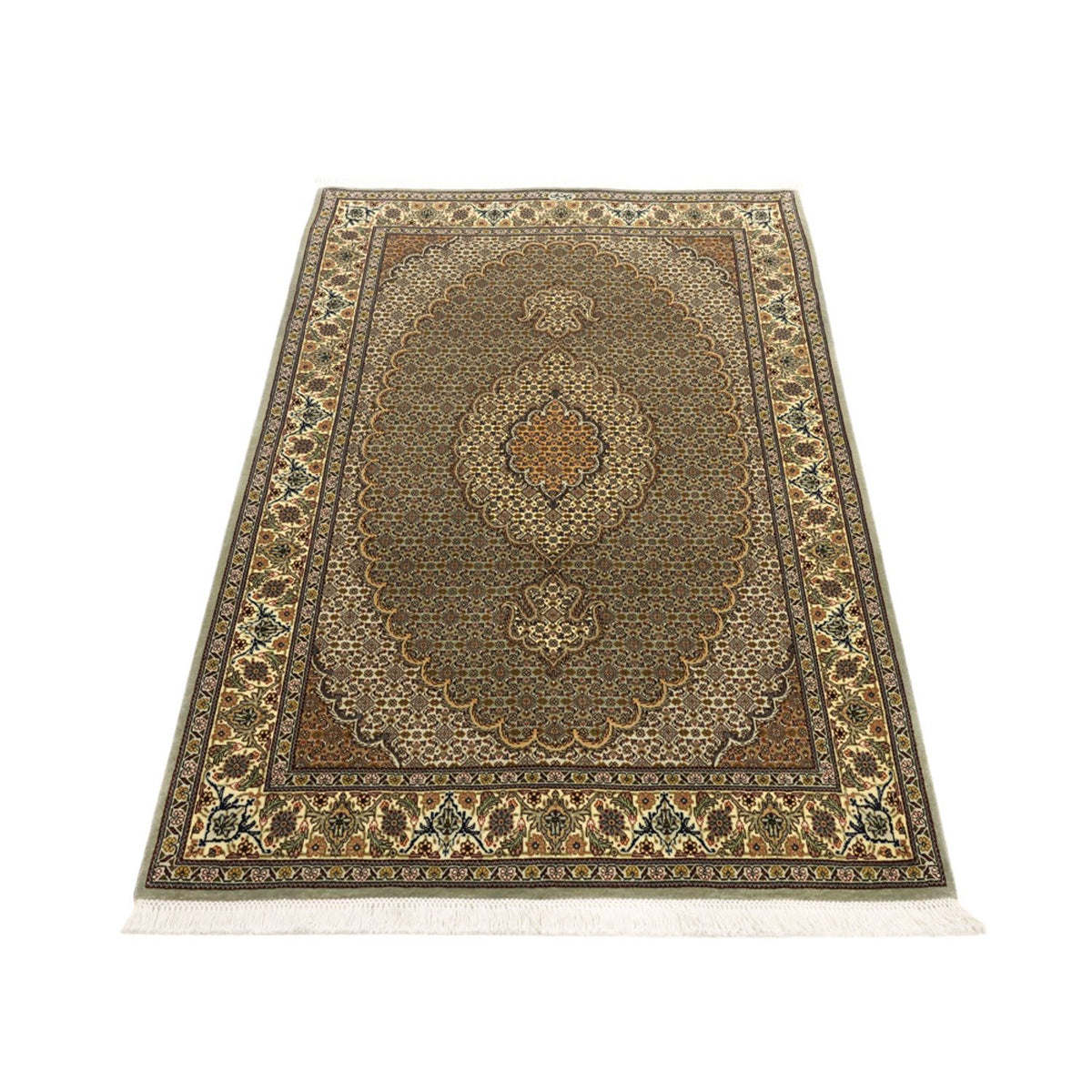 Tappeto Persero - Tabriz - Reale - 149 x 100 cm - verde oliva