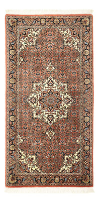Tappeto Persero - Bidjar - 141 x 71 cm - rosso scuro