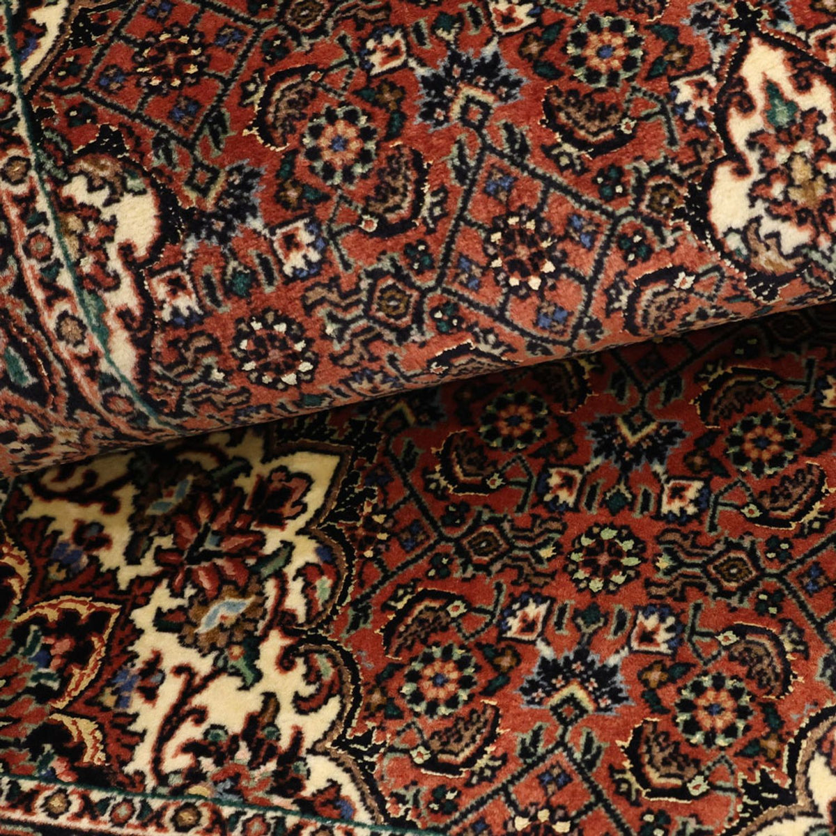 Tappeto Persero - Bidjar - 141 x 71 cm - rosso scuro