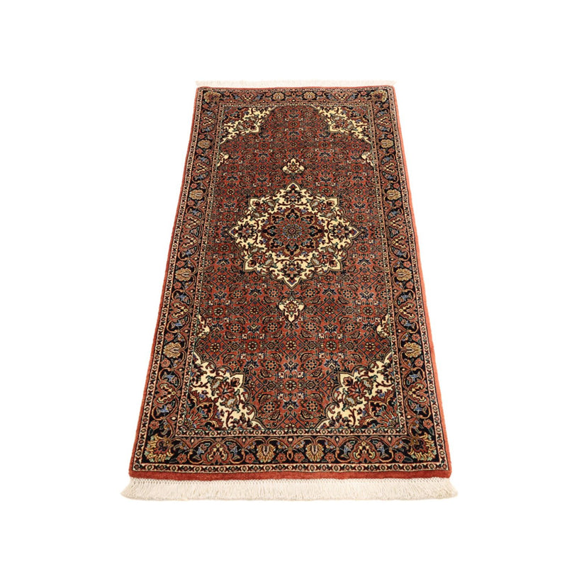 Tappeto Persero - Bidjar - 141 x 71 cm - rosso scuro