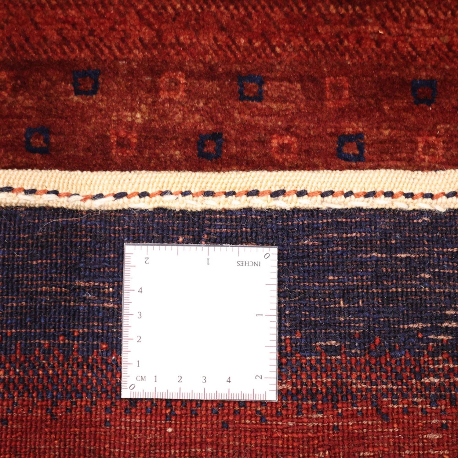 Tappeto Gabbeh - Kashkuli Persero - 97 x 74 cm - rosso scuro
