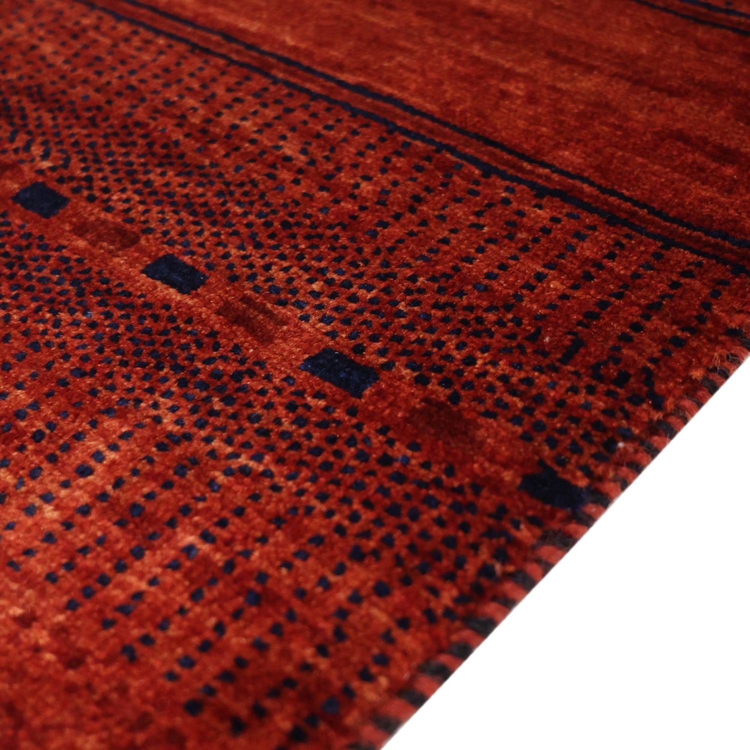 Tappeto Gabbeh - Kashkuli Persero - 100 x 80 cm - rosso scuro