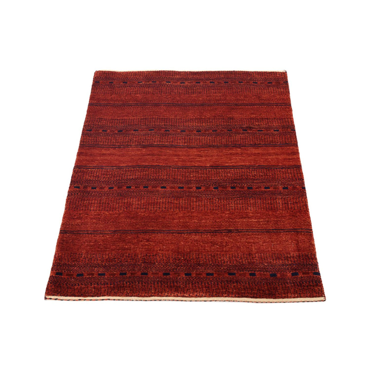 Tappeto Gabbeh - Kashkuli Persero - 100 x 80 cm - rosso scuro