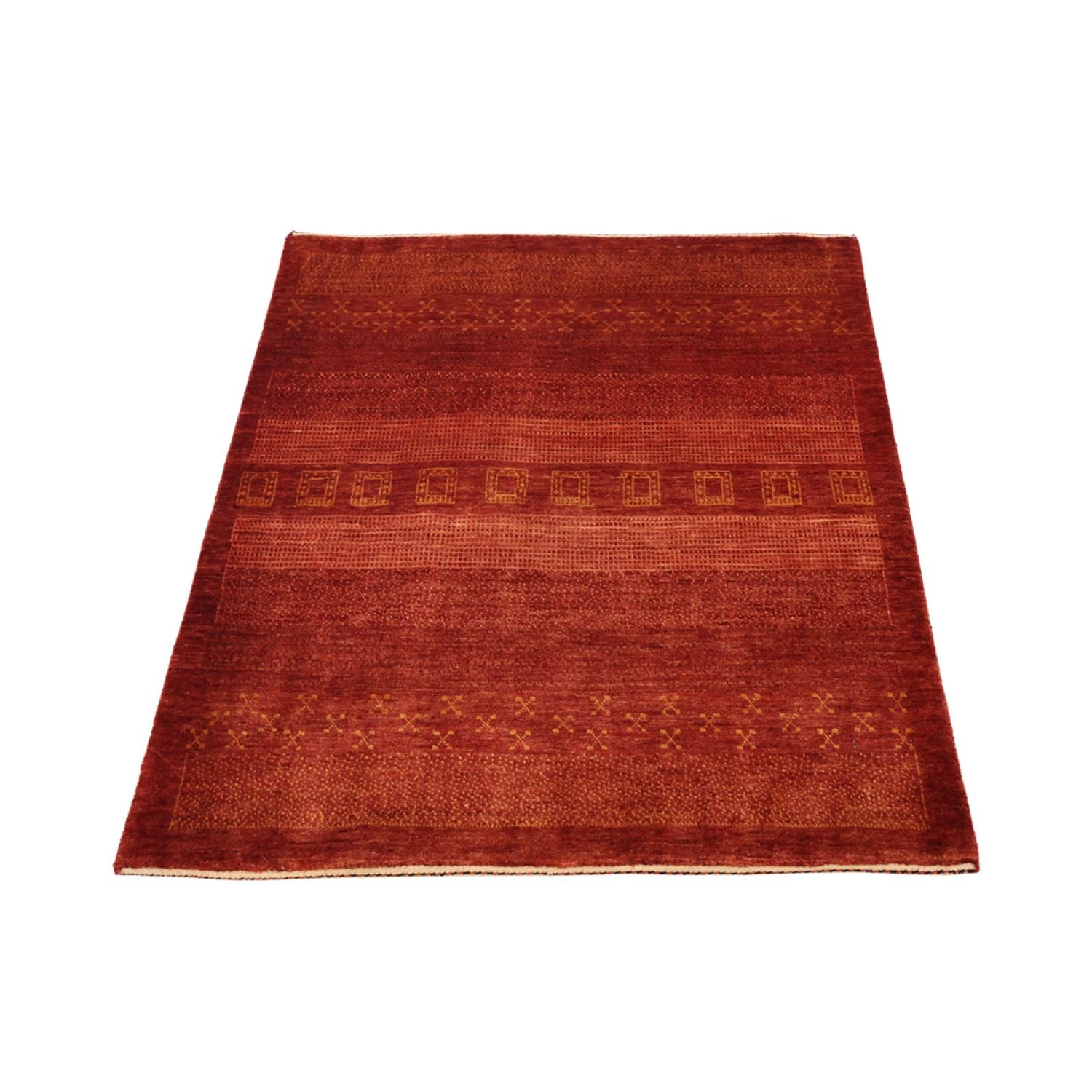 Tappeto Gabbeh - Kashkuli Persero - 113 x 97 cm - rosso