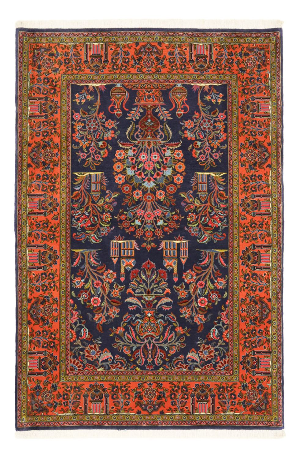 Tappeto Persero - Classico - 161 x 110 cm - blu scuro