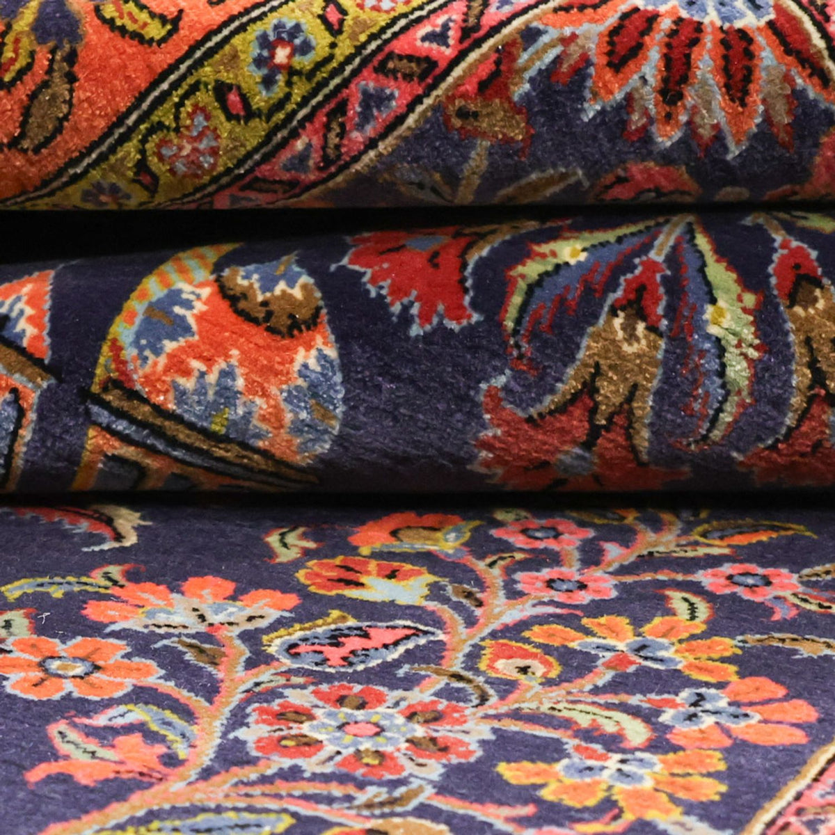 Tappeto Persero - Classico - 161 x 110 cm - blu scuro