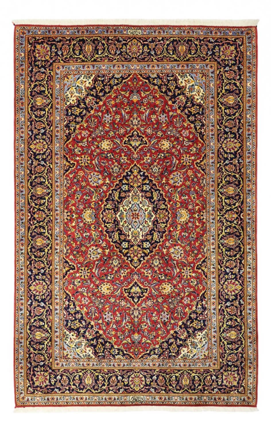 Tappeto Persero - Keshan - 211 x 138 cm - rosso