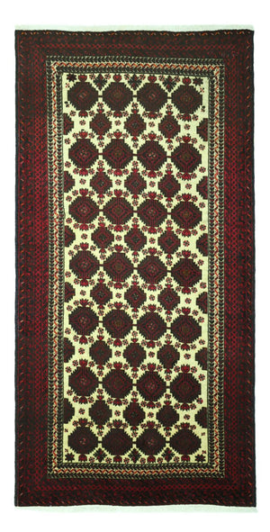 Tappeto corsia Tappeto Belutsch - 193 x 99 cm - multicolore