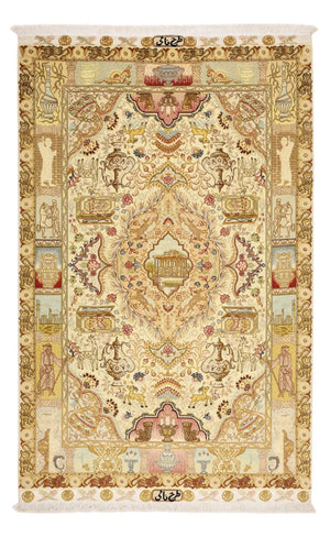 Tappeto Persero - Tabriz - Reale - 160 x 101 cm - beige