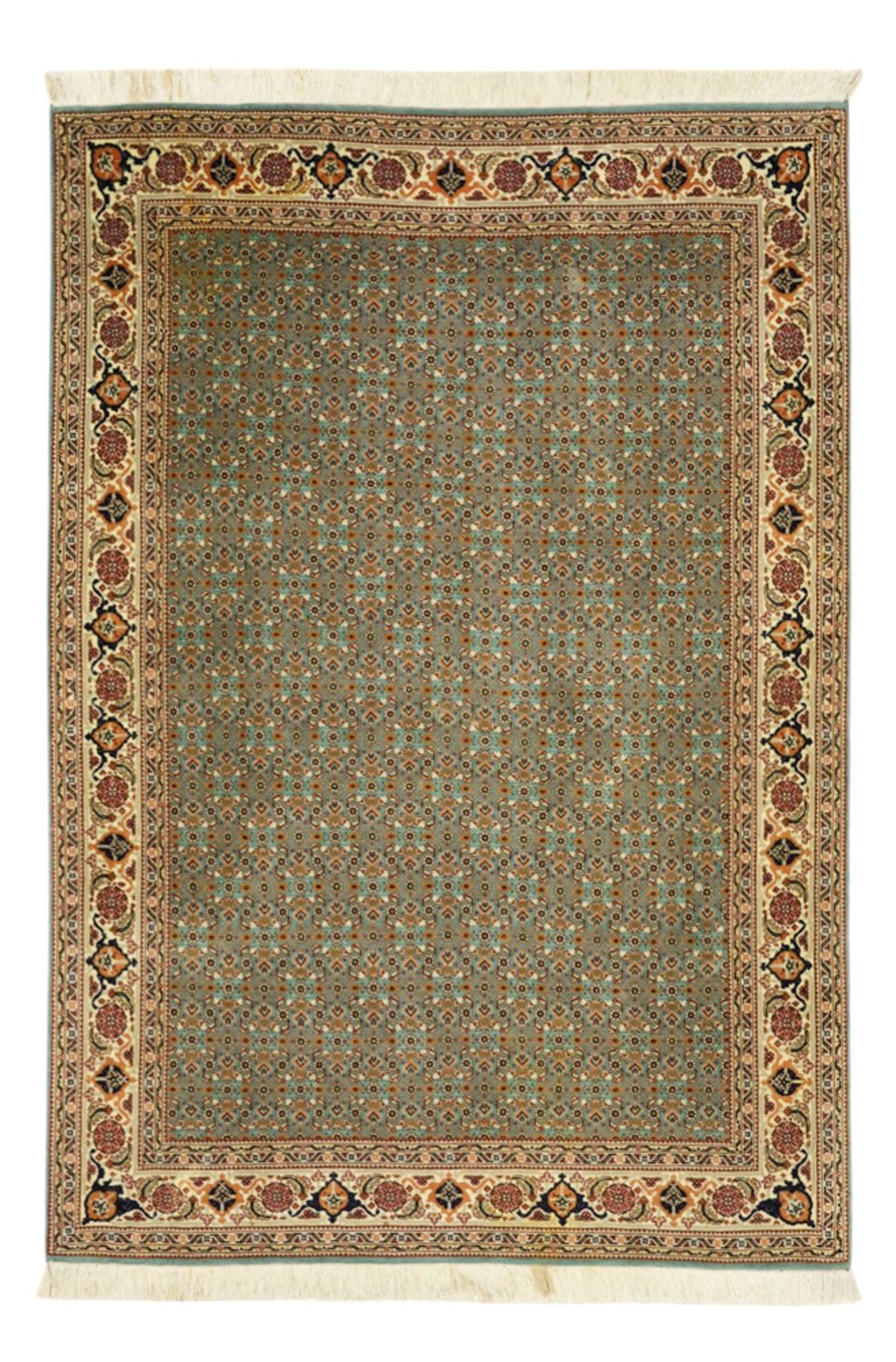 Tappeto Persero - Tabriz - Reale - Reale - 145 x 101 cm - verde oliva