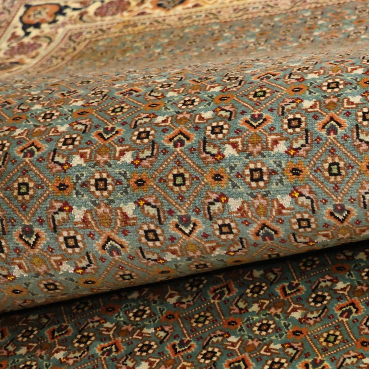 Tappeto Persero - Tabriz - Reale - Reale - 145 x 101 cm - verde oliva