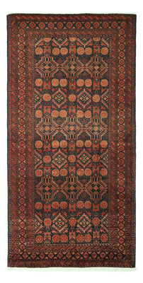 Tappeto corsia Tappeto Belutsch - 198 x 102 cm - rosso scuro