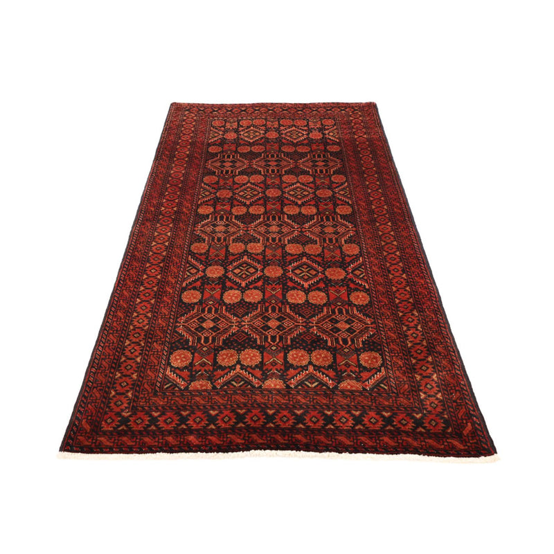 Tappeto corsia Tappeto Belutsch - 198 x 102 cm - rosso scuro