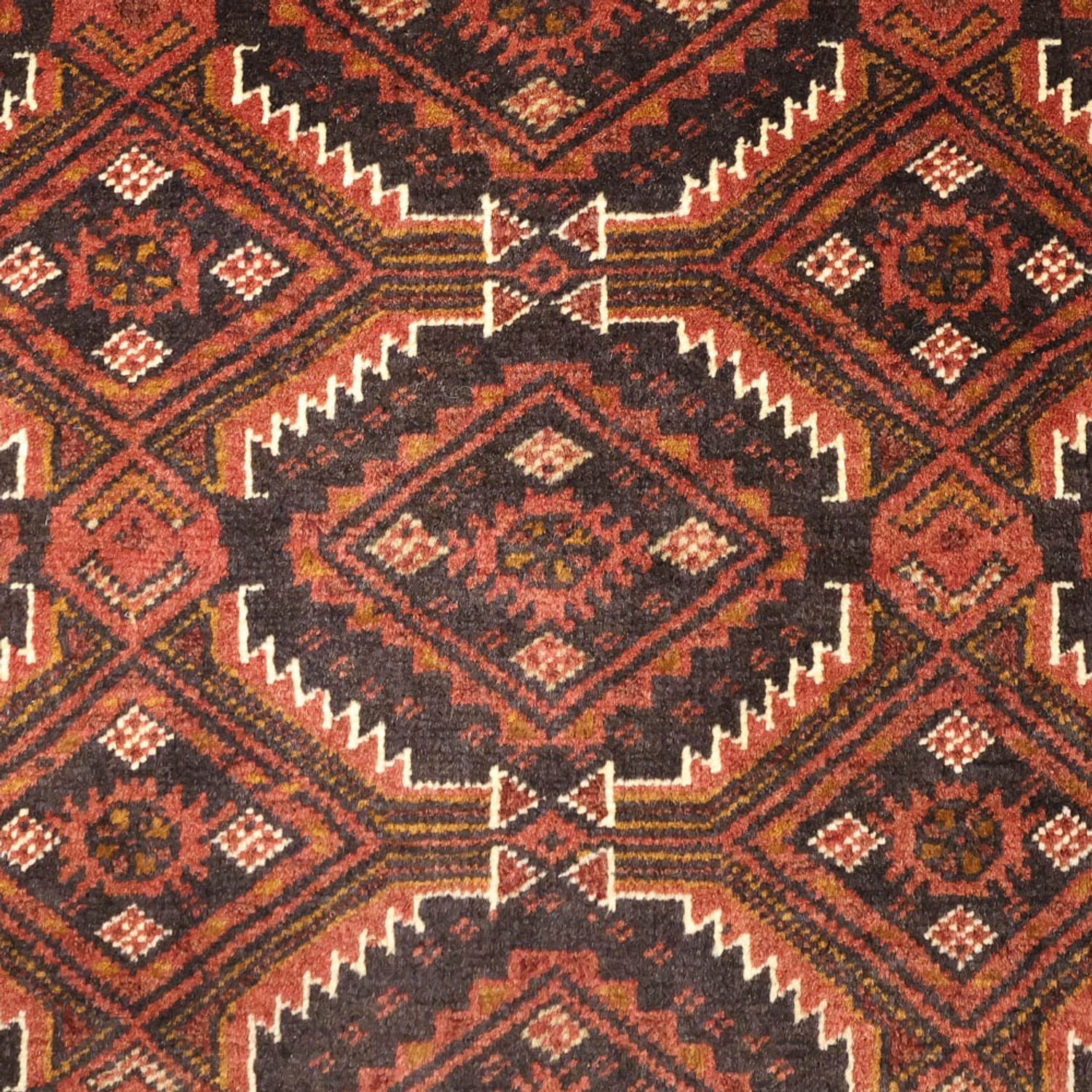 Tappeto corsia Tappeto Belutsch - 192 x 98 cm - rosso scuro